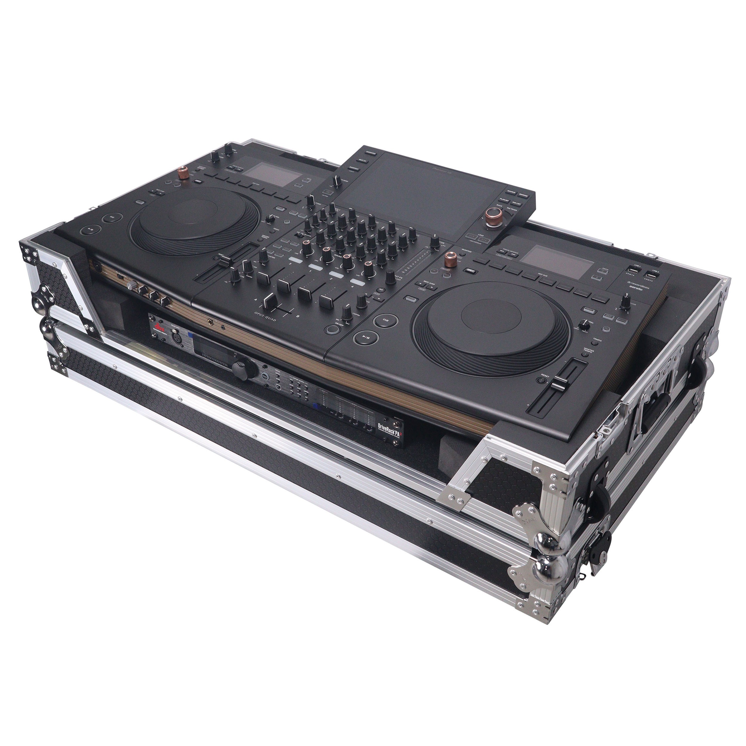 Emigreren Verstelbaar proza ATA Flight Style Road Case For Pioneer Opus Quad DJ Controller with 1U Rack  Space and Wheels | Digital DJ Gear